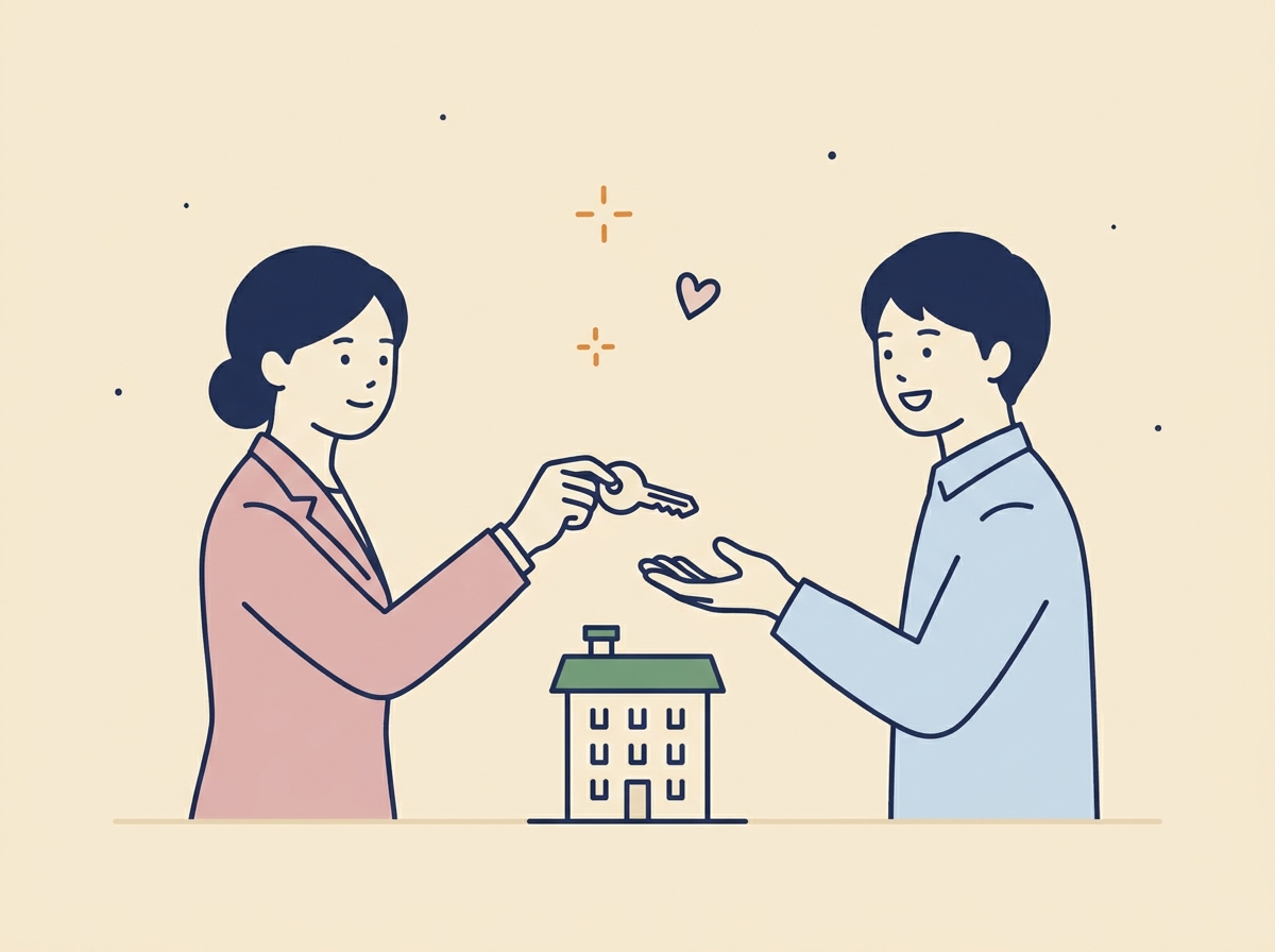 鍵のお引き渡し・ご入居