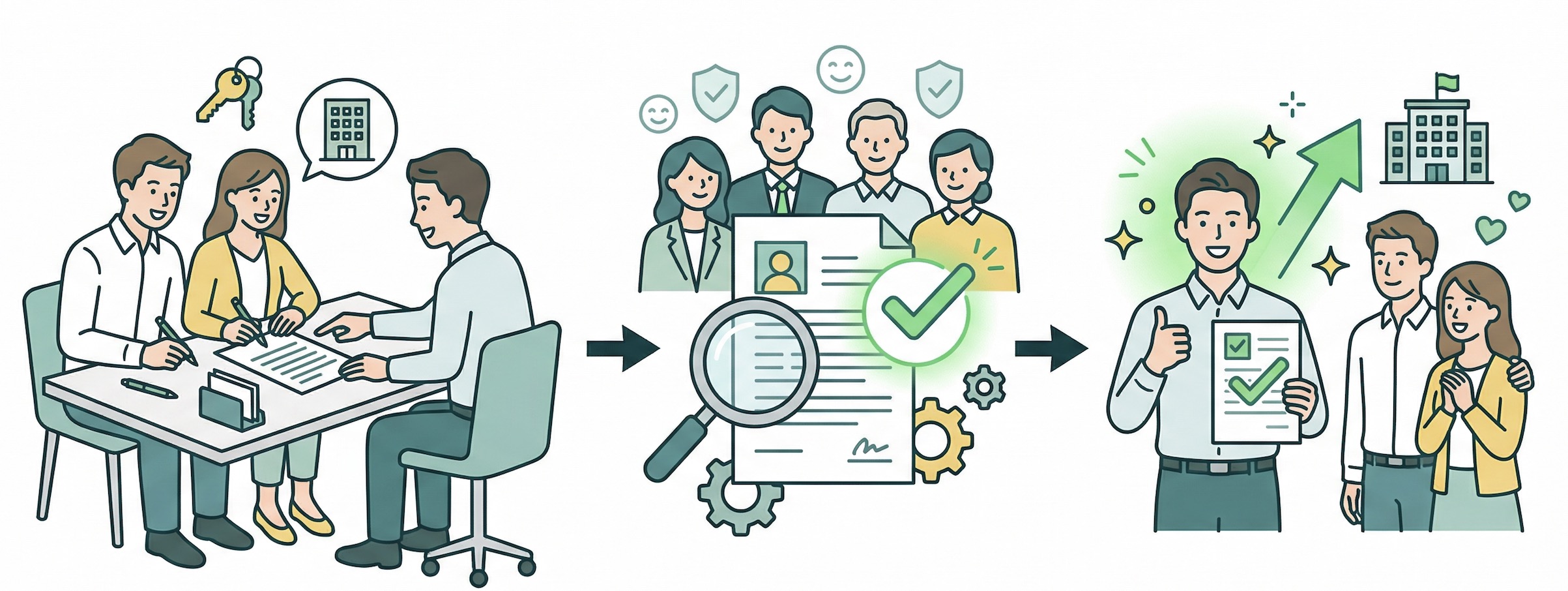 お申し込みと審査